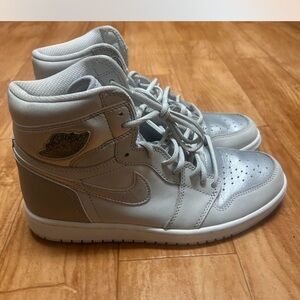 Air Jordan 1 Retro High OG CO JP Tokyo Neutral Grey Size 8.5 DC1788 029 Silver